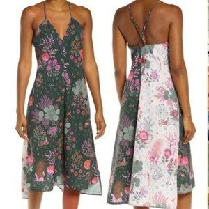 Puma X Liberty Green Gables Pattern‎ Block Midi Dress Size M NWT